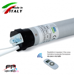 Motore Radiomatic elettronico Tipo E a 3 fine corsa ø 45